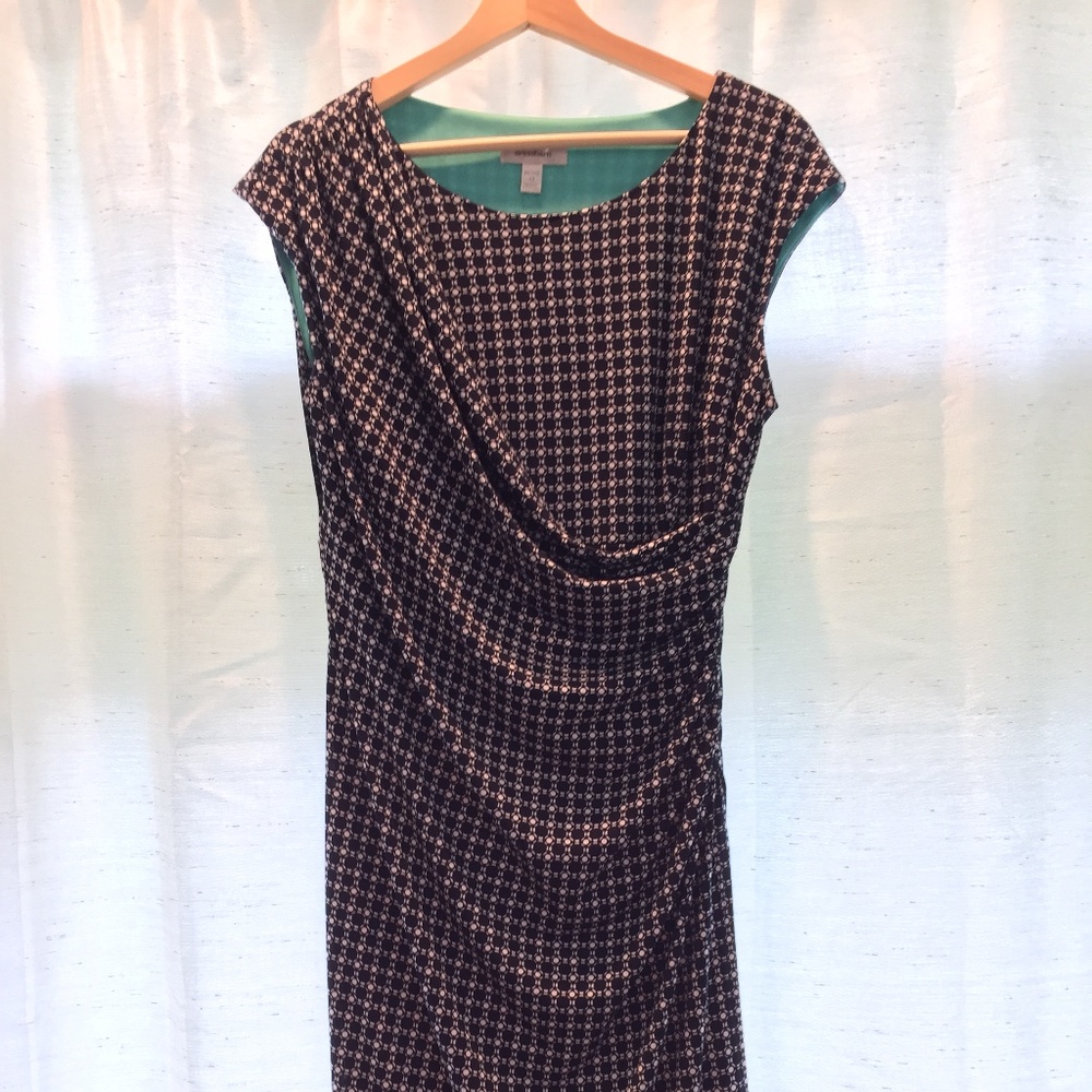 Blue sleeveless dress